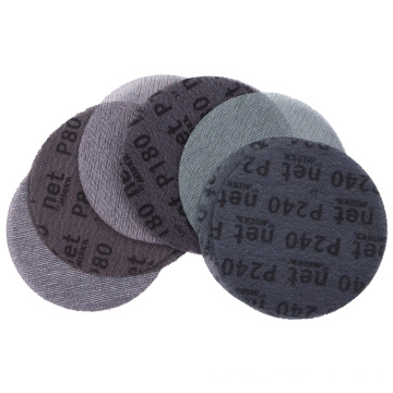 6 Inch 150mm Auto Mesh Sandpaper Sanding Discs Round Dry Sanding Paper Anti-clogging Abrasives Grit 80 180 240